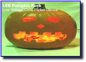 LED Pumpkin Puck